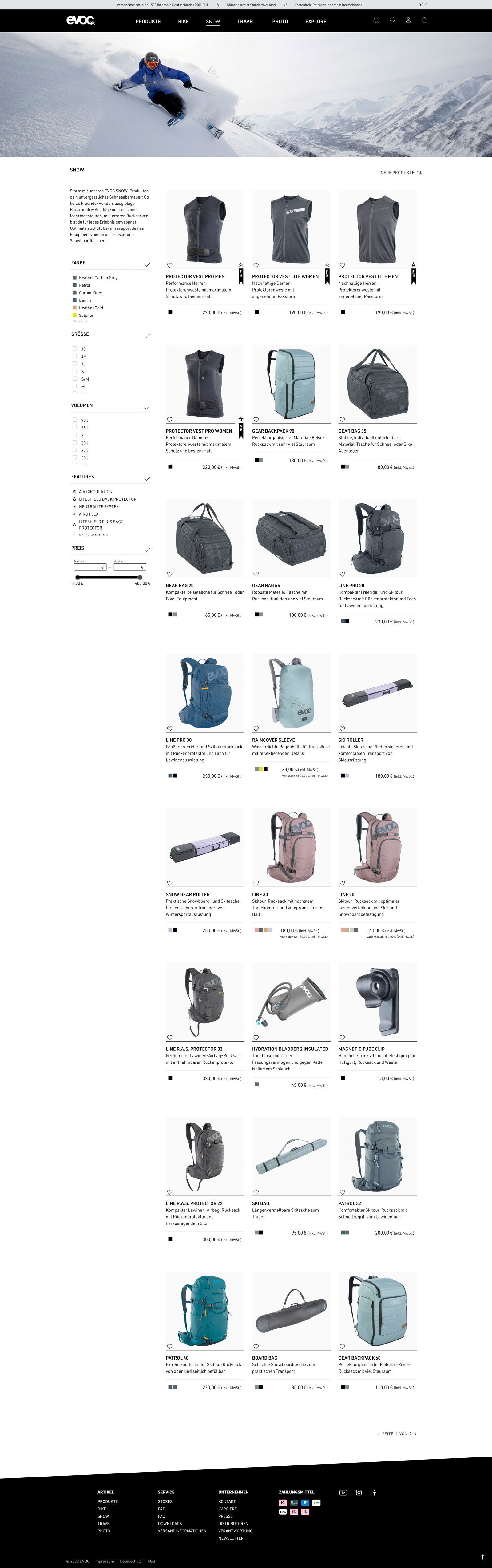 EVOC Sports GmbH Projekt Bild 7