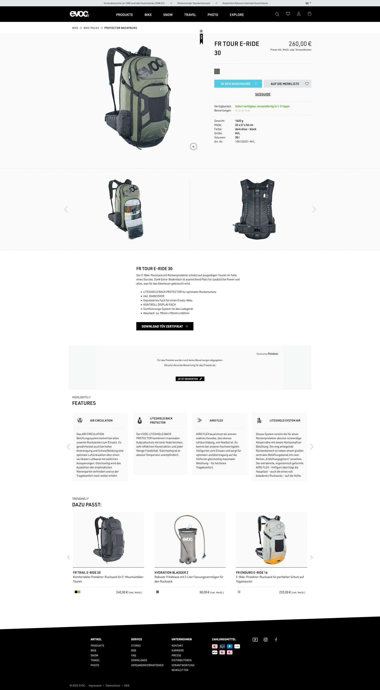 EVOC Sports GmbH Projekt Bild 8